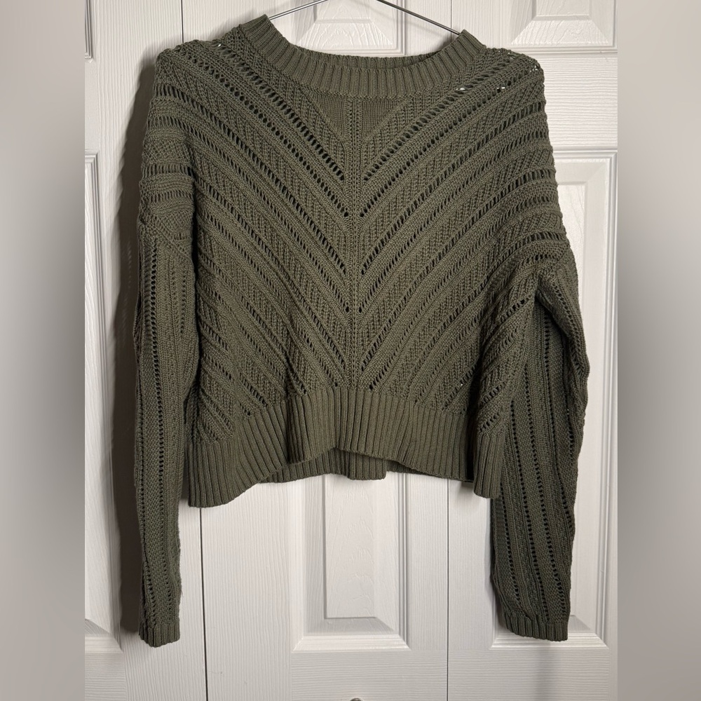 Old Navy Olive Knit Women's Turtleneck Sweater